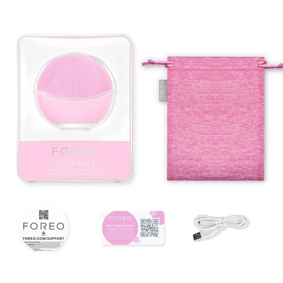 ✨NEW✨ FOREO Luna Mini 2 Facial Cleansing Device Pearl Pink - Picture 6 of 8